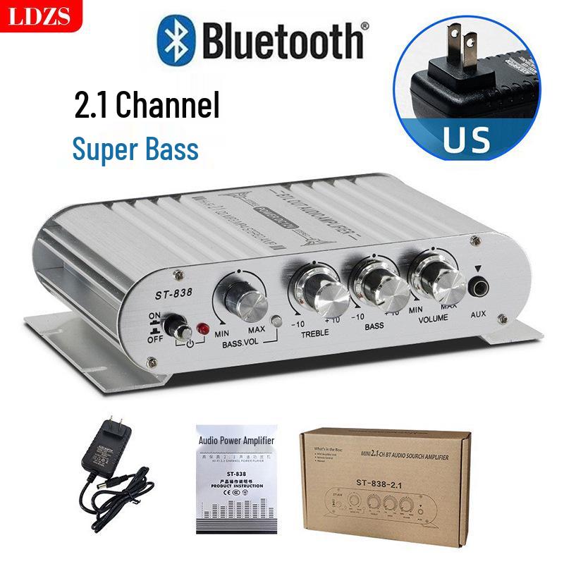 ST-838 2.1 Channel Bluetooth Subwoofer Amplifier with Super Bass