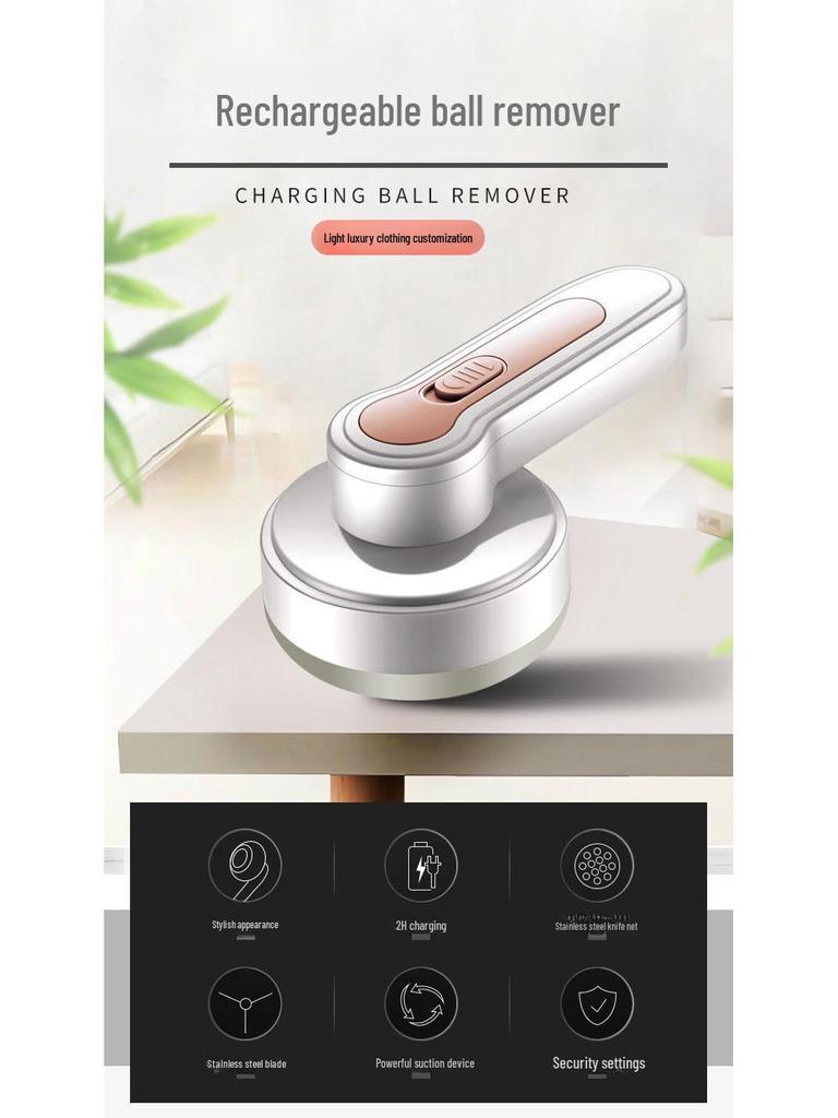 Rechargeable Non-Damaging Sweater & Clothes Lint Remover Shaver