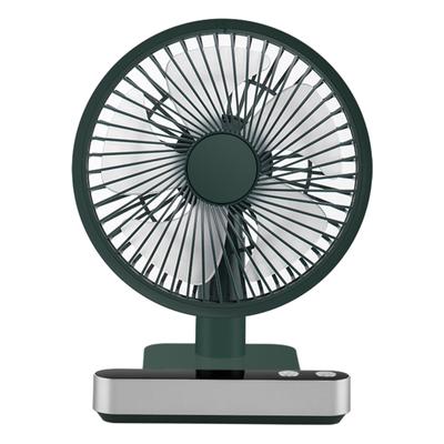 USB Desk Fan Small Table Fan Oscillating Fan for Head Rotating Adjustment Portable   Fan 4 Speeds Strong Win