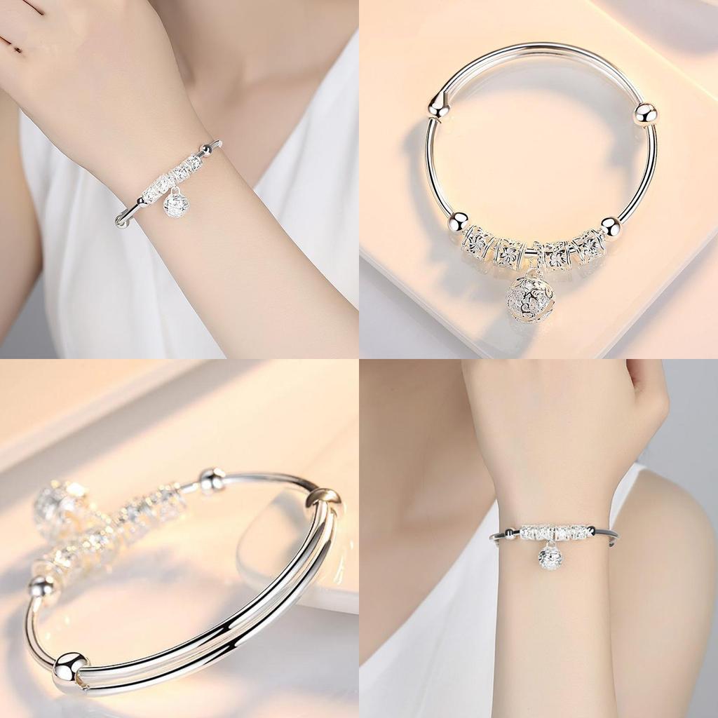 High Quality Exquisite Fashion Cute Ball Cuff Bracelet Chain Bangles Jewelry For Women