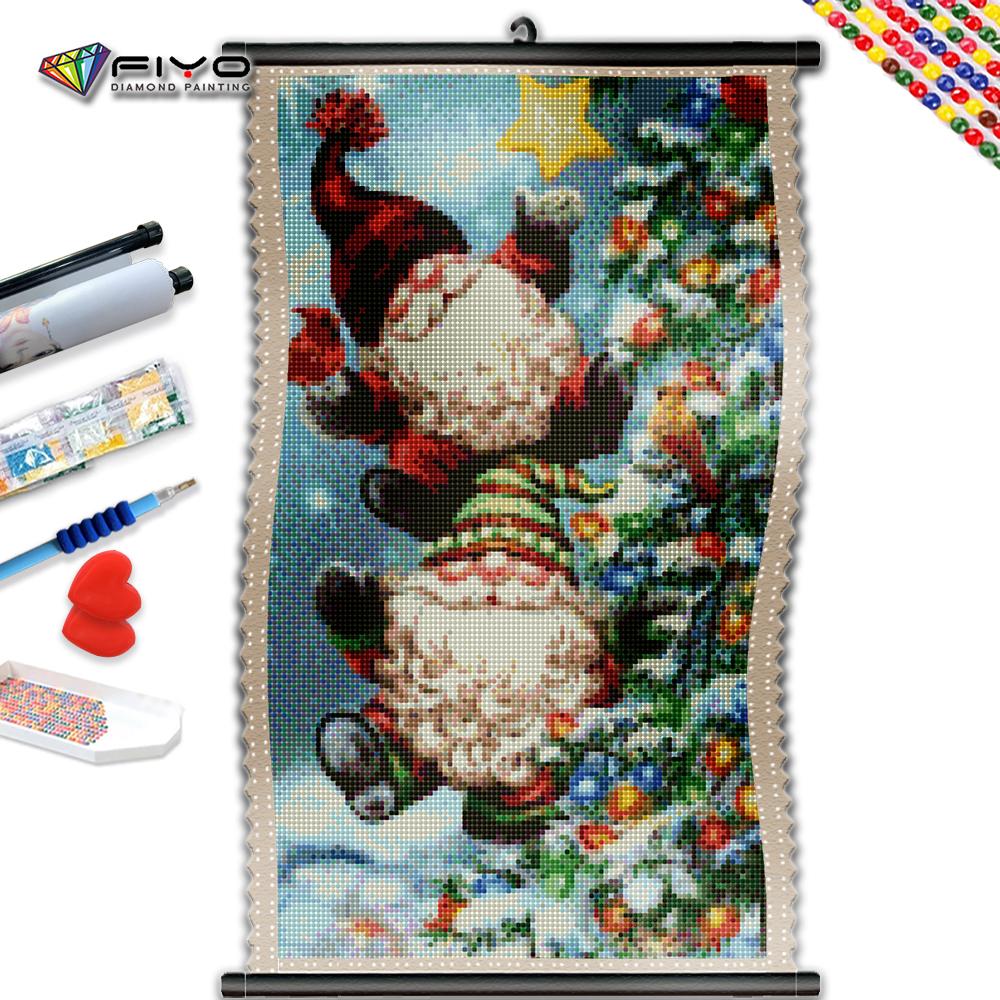 

5D DIY Рамка Алмазная картина Рождественская елка Вышивка Санта-Клаус Фотографии Стразы Мозаика Декор стены дома