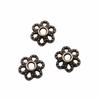100pcs Multi-Colored Bead Hat Flower Holders, 5x5mm Jewelry Accessories, Handmade Materials For DIY Bracelets And Necklaces
