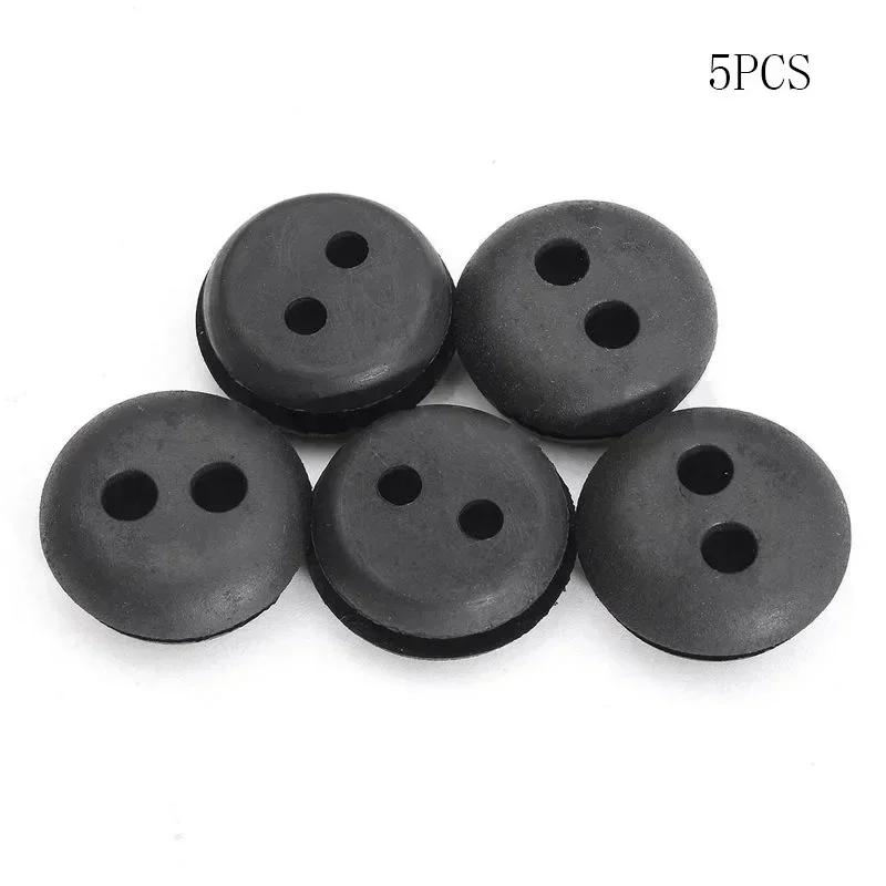 5pcs Rubber Grommet Gas Tank Grommet Rubber Sealing Ring Rubber Gasket Replacement Kit Black Protect Tool For Lawn Mower Trimmer
