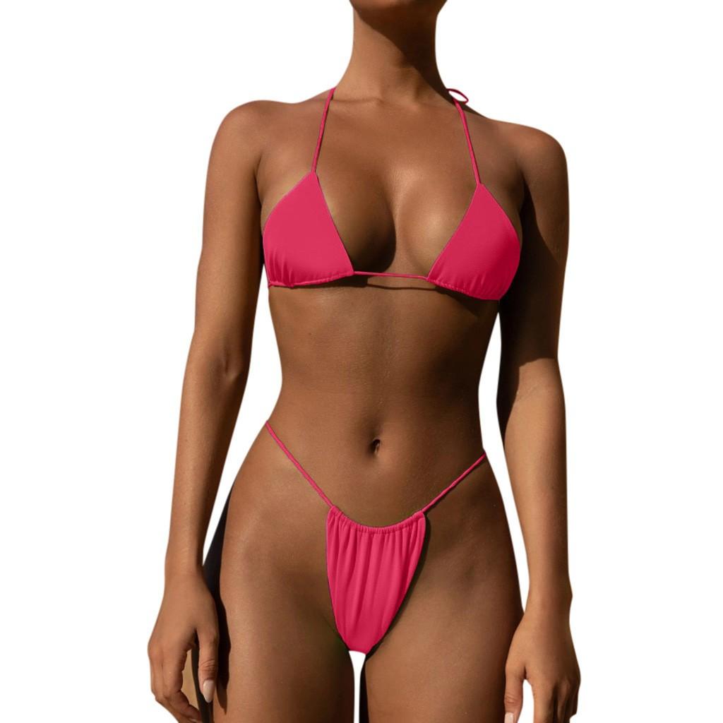 Women Bandeau Bandage Bikini Set Push-Up Swimwear Beachwear Swimsuit