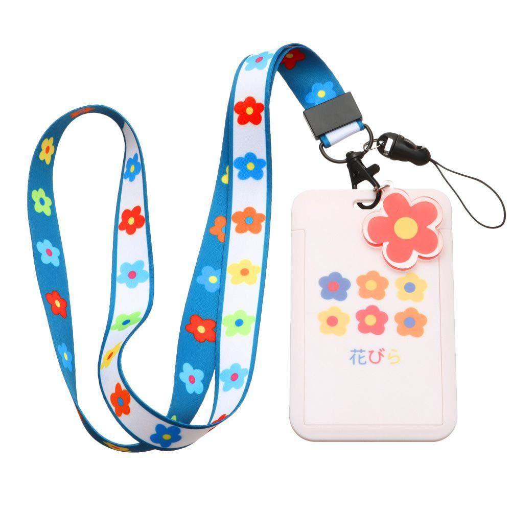 Keychain ID Card Cover Bank Credit Card Card Holder Badge Holder Bus Card Case Work Card Bag