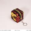 New Creative Sequin Square Three-dimensional Mini Coin Bag Lightweight and Portable Ladies' Key Bag