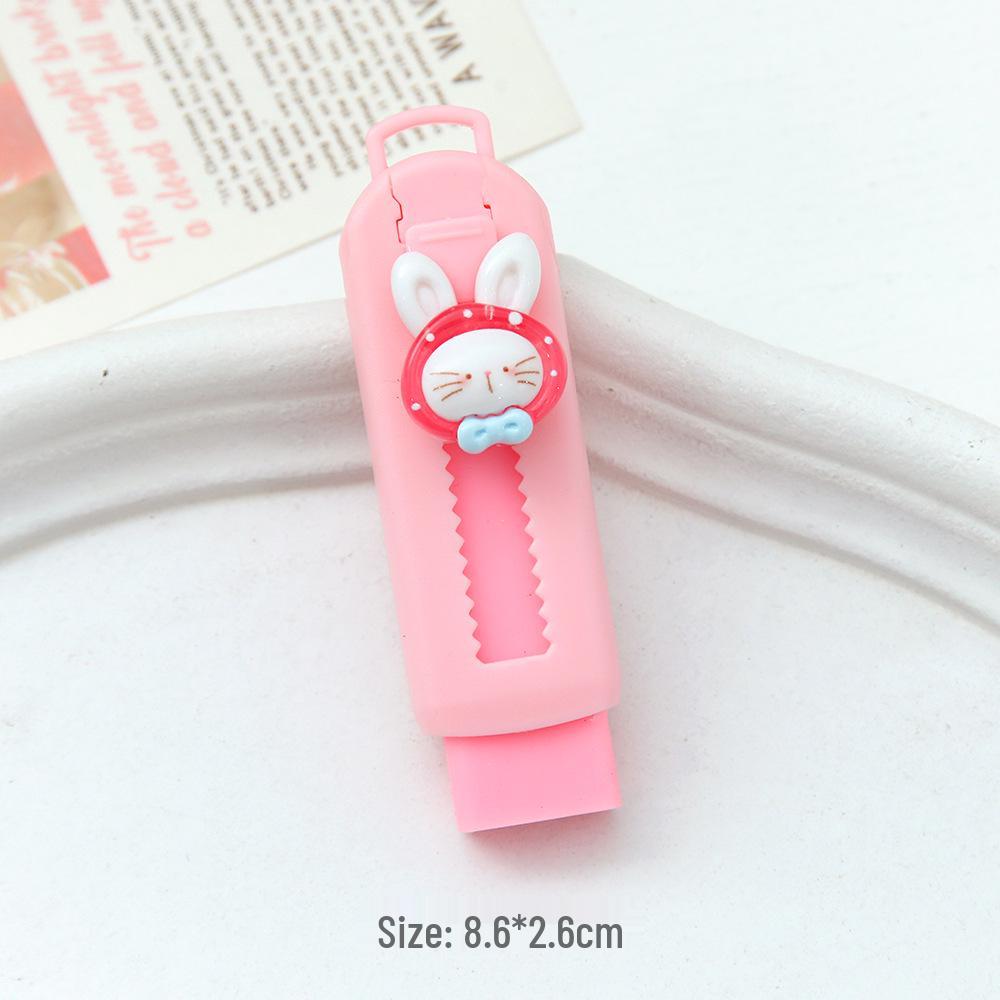 Cartoon Push-Pull No-Trace Eraser - Creative Stationery for Elementary Students