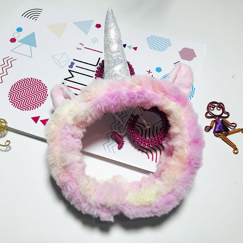 

Cool Unicorn Headband: Fun Rainbow Hairband for Christmas, Face Washing & Makeup