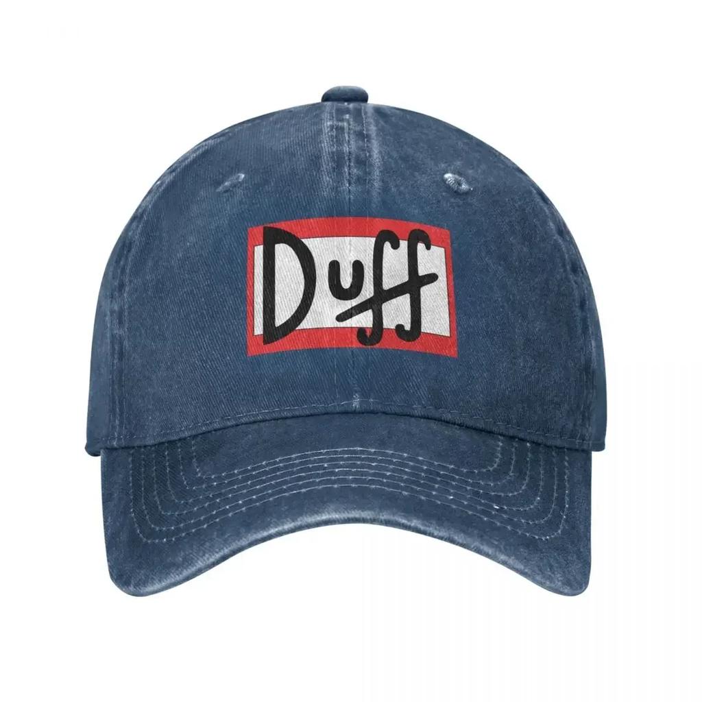 Duff Beer Logo Unisex Baseball Caps Distressed Denim Washed Hats Cap Vintage Outdoor Running Golf Gift Headwear