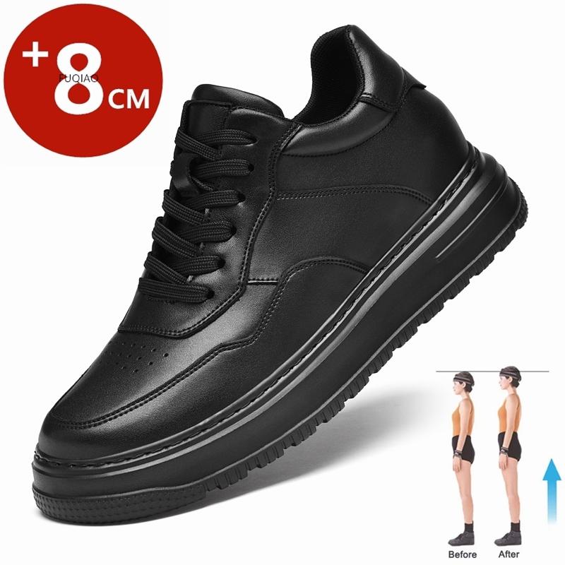 

Мужские Женские Туфли на Платформе Увеличивающие Рост Невидимые 8 см Увеличивающие Рост Спортивные Массивные Кроссовки Выше Подъемные Туфли Роскошные 37 чёрный