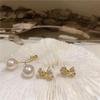 Elegant 2023 Long Bow Tassel Pearl Stud Earrings In S925 Sterling Silver