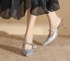 High heels shoes 2025 new Chinese style temperament pointed head stiletto single shoes fashion sexy stiletto versatile women's shoes trend