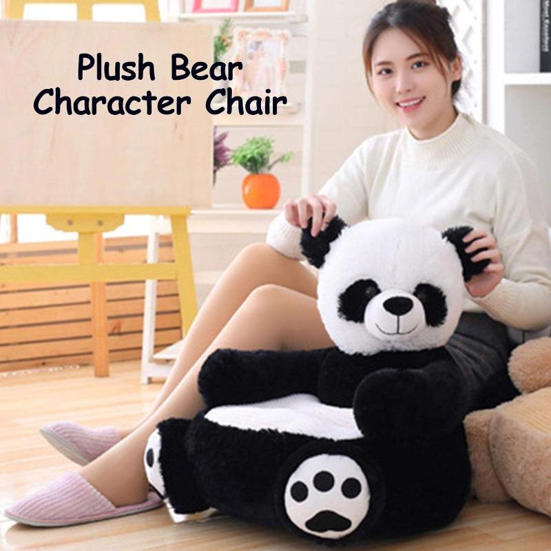 Animal Children's Plush Chair Kawaii Kids Sofa Couch Teddy Bear Unicorn Toddler Sofa Comfy Pillow Chair for Boys Girls Furniture