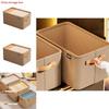 Modern Minimalist Fabric Storage Bin With Foldable Design For Clothing And Toy Organization