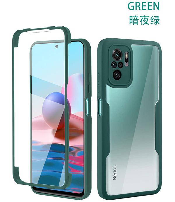360 Full Protection Case For Xiaomi Redmi Note 13 12 11 11S 10 9 9S Pro Plus Max 13C 12C 12 10C 9 9A 9T 9C Double Sided Cover