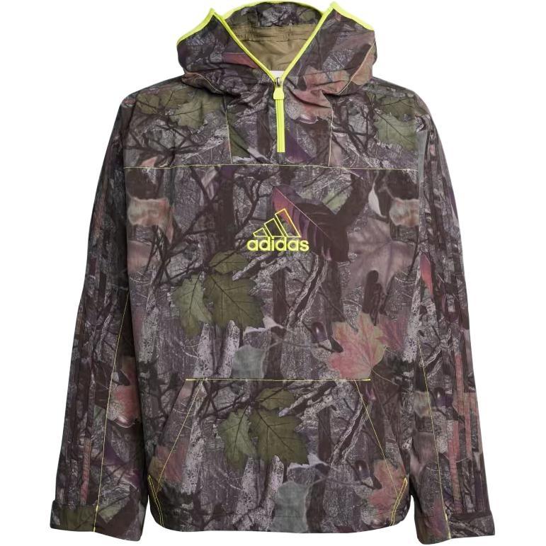 adidas Camo Jacket Q1 Asia Sizing Green Black Men s JD5417 L
