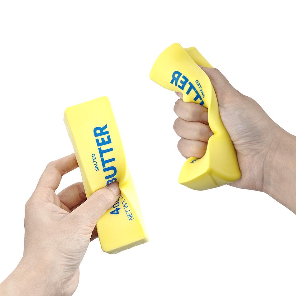 Butter Stick Squishy Toy Slow Rising Squeeze Toy Butter Bar Brick Squishy Fidget Toy Anti Stress Release Hand Relax Toy Gift