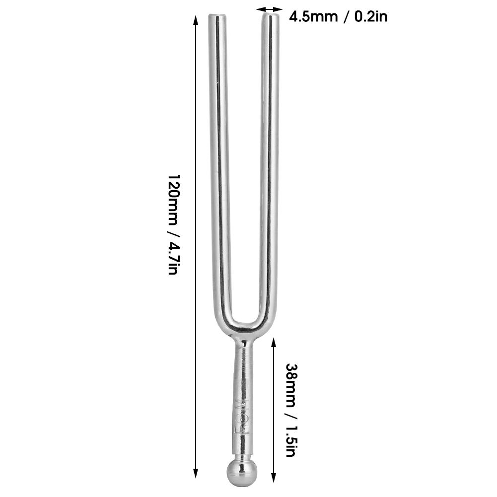 Tuning Fork Stringed Instruments Accessory Stainless Steel Silver Polished Plated A Tune 440HZ
