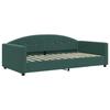 VidaXL Daybed with Mattress Dark Green 100x200 Cm Velvet 3197286