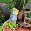 Mother and Daughter Flower Fairy Resin Ornament Creative Outdoor Courtyard Lawn Micro Landscape Flower Pot Decoration Ornament