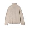 NODU Soft Cashmere-Like Turtleneck Long Sleeve Knit Sweater [Beige]