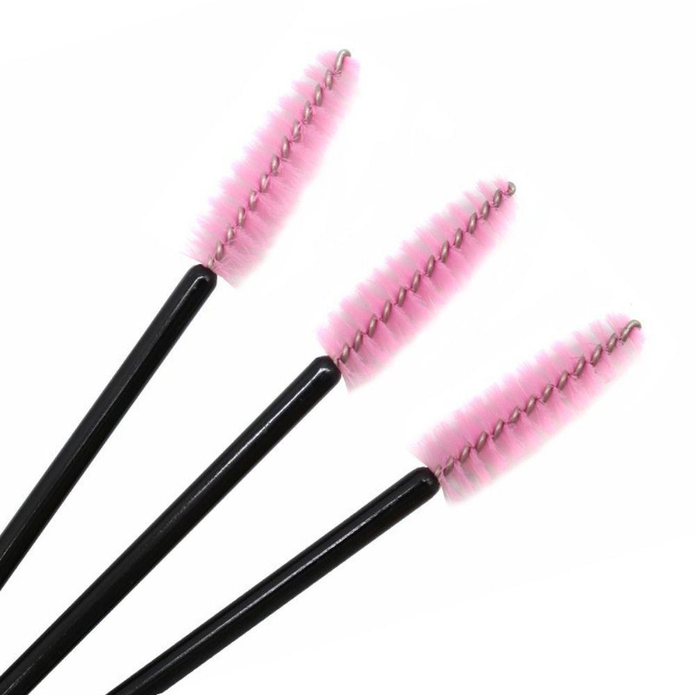 50Pcs Spoolers Eyebrow Brush Disposable Mascara Wands Applicator  for Eye Shadow Eyelashes