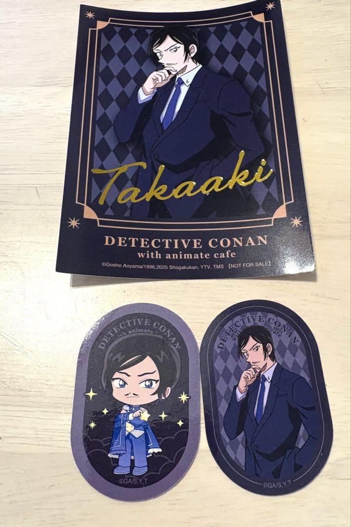 

[Б/У] Корея Animate Cafe Коллаборация Детектив Конан Морофуши Такааки