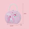 Portable Leather Jewelry Storage Box Women's European Princess Style Earrings Ring Earrings Jewelry Storage Bag Small Travel