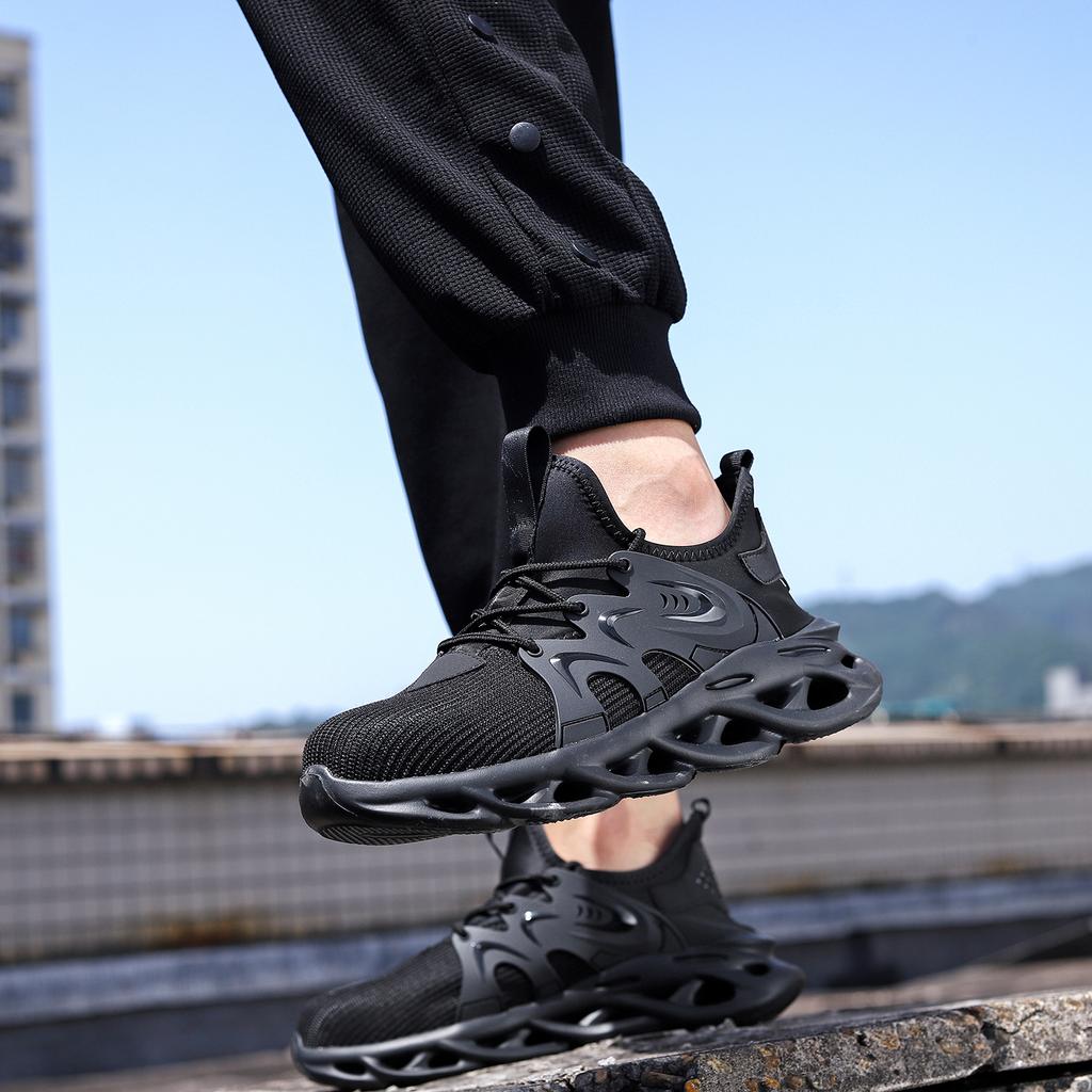 Men Safety Boots With Steel Toe Cap Anti-Smash Work Sneakers Safety Shoes Men Indestructible Work Hiking Warehouse Mining Botas