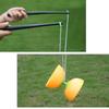 Leather Chinese Diabolo Yo-Yo Sensory Training Equipment Bowl Shape Thicken Soft Outdoor Toy For Skill Development