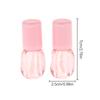 5.1Ml Empty Lip Glaze Tubes Irregular Shape Liquid Lipstick Container Coarse Brush Rod Refillable Lip Balm Travel Sample Bottle