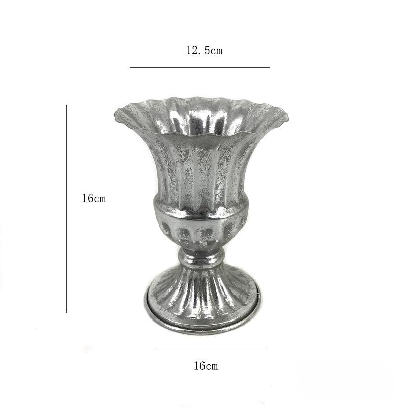 Latest Retro Wrought Iron Flower Pots Wedding Decorations Dried Flower Arrangements Household Decor Hotel Decorations Vases Ornaments