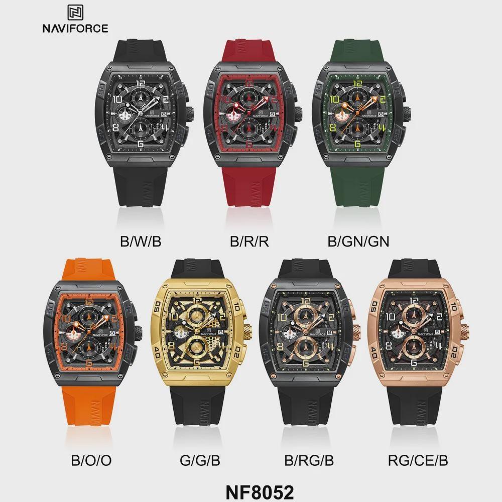 Creative Barrel-Shaped Small Dial Men Wristwatch Waterproof Quartz Watches Chronograph Date Display Reloj Hombre