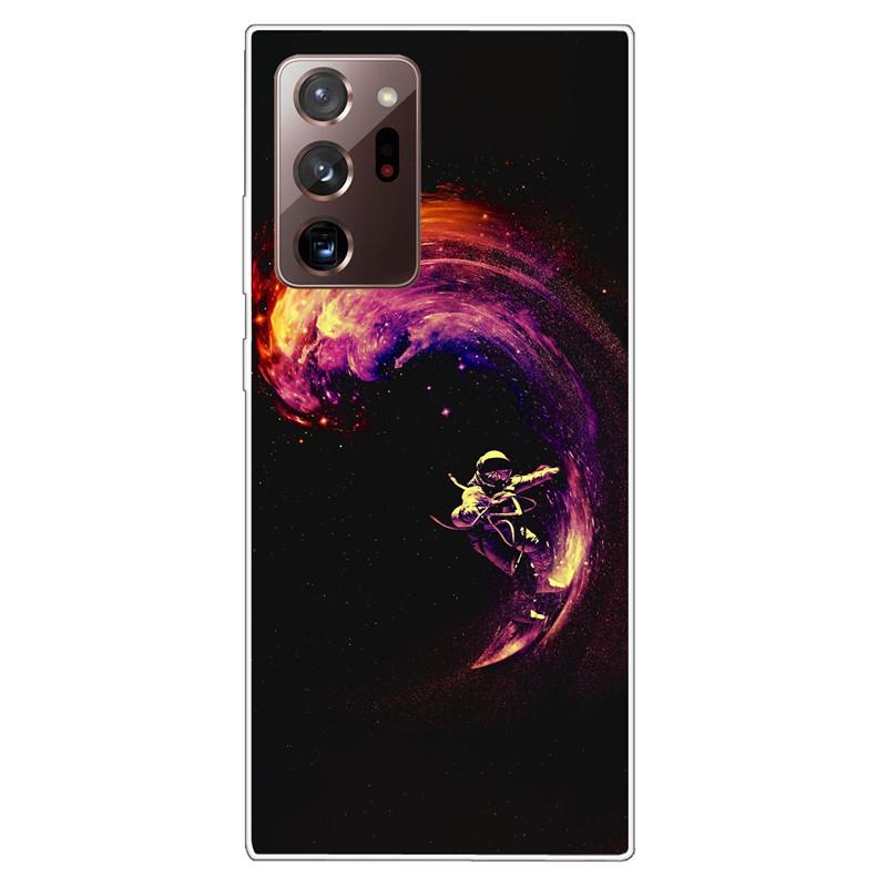 Soft Cover For Samsung Note 20 Ultra Case S20 FE TPU Print Cat Silicone Cases for Samsung Galaxy Note20 M52 5G Funda Coque Clear