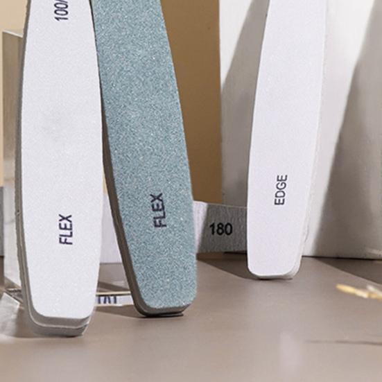 Yousheng 6Pcs/Box Nail File Wide Application DIY PP Nail Sanding File Kit for Female