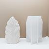 Silicone Vase Molds Leaf Shape Flower Container Moulds Unique Jewelry Jars Molds Silicone Texture for Hand-Making Crafts