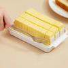 Butter Cheese Cutter Storage Box with Lid Household Kitchen Baking Food Butter Refrigerator Fresh Keeper Container Baking Tool