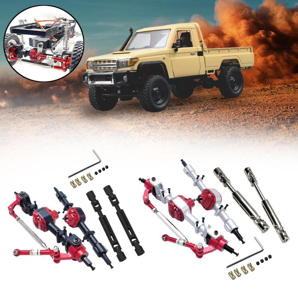 1/12 Scale Metal Front Rear Axle Drive Shaft Spare Parts Hobby Tool Modification for MN78 LC79 Hobby Car Crawler Vehicle