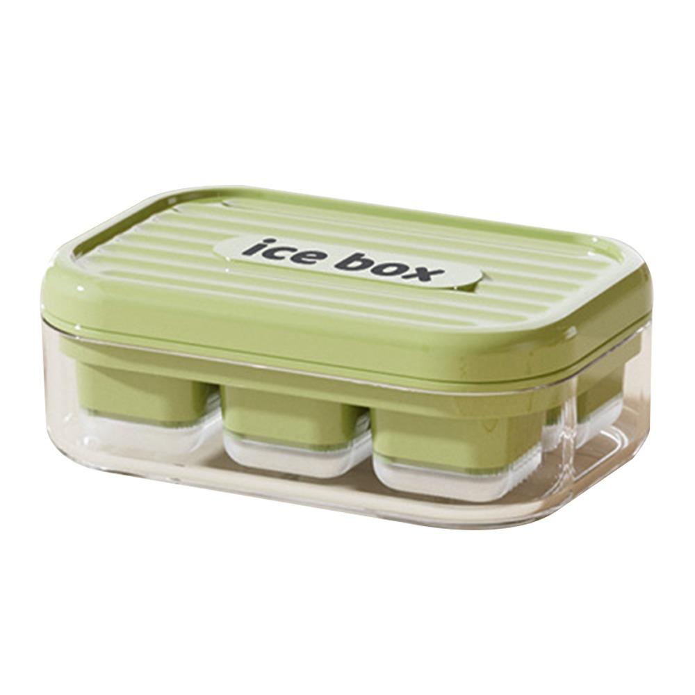 Press Type Summer Ice Cube Tray Quick Frozen With Storage Box Maker Ice Box Homemade Leak-Proof Ice Cube Maker Kitchen