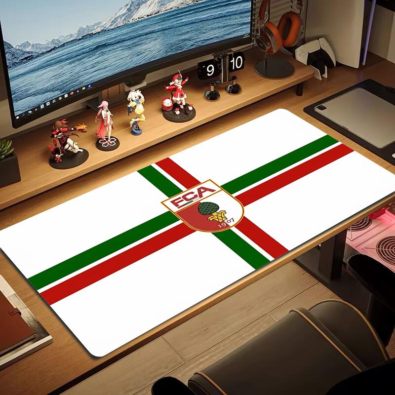 FC Augsburg Mouse Pad Large Gaming Table Cushion Non-slip Laptop Tablet Big Mousepad XXL Mat Mini PC Playmat With Lock edge_xia