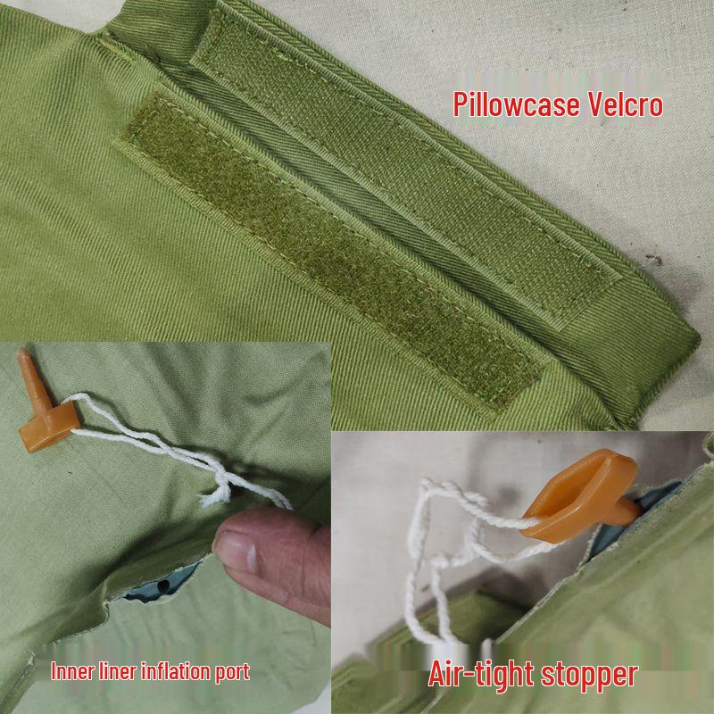 A1R Tunnel Water-Resistant Warm Sleeping Bag - Lightweight, Black, Capsule Design with Protective Cover, Dirt-Resistant, Inflatable.