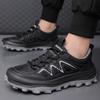 2025 New Lightweight Flats Men Casual Leather Sneakers Non-slip Breathable Male Outdoor Running Shoes Lace Up Soft Sport Shoes