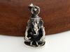 Ganesha Indian God Amulet Good Luck Sterling Silver 925 Pendant for Men and Women