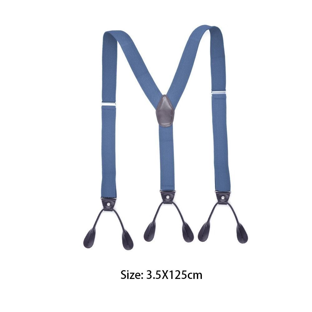 Multiple Styles Y-Back Suspenders Heavy Duty Button End Suspenders Elastic Suspenders Women