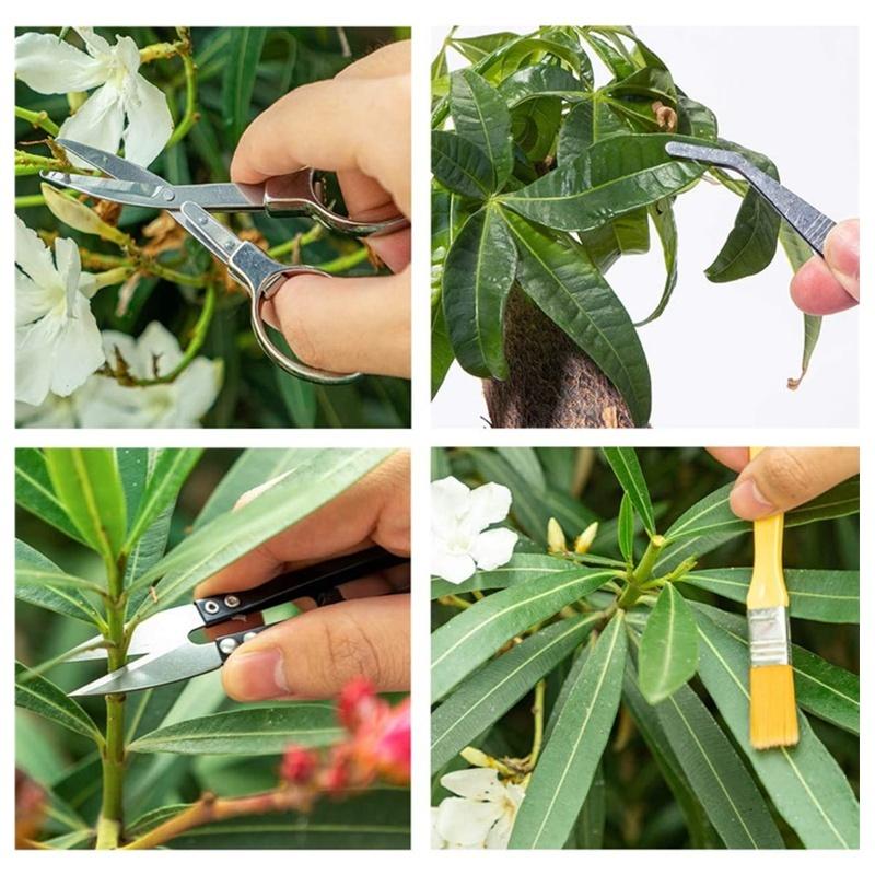 12PCS Garden Planting Tool Set Bonsai Succulent Transplanting Miniature Fairy Mini Garden Planting Gardening Hand Tools For Home