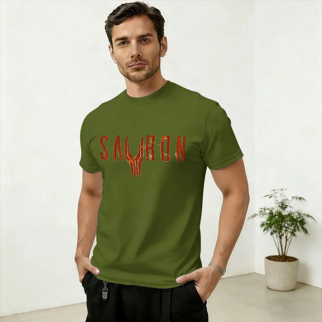 SAURON Art TShirt Unisex Funny Cotton Tees Crew Neck Short Sleeve T Shirt 4XL 5XL Clothing