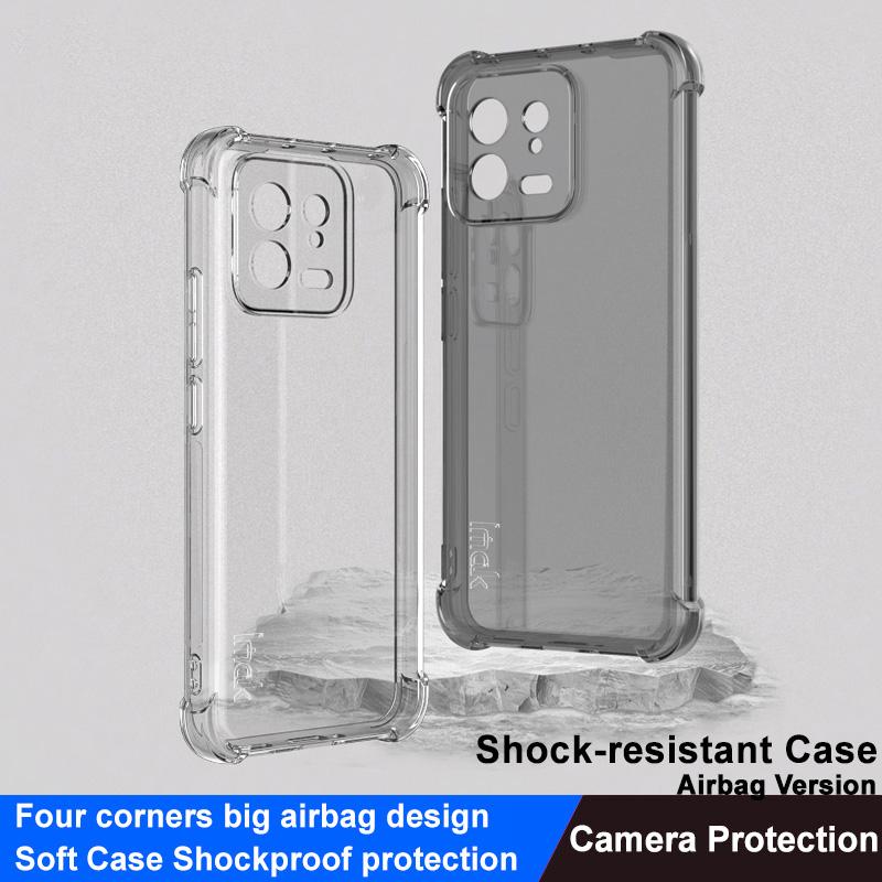 IMAK For Xiaomi 13 5G Four Corner Airbag Shockproof Phone Case Soft TPU Protective Cover