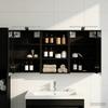Bathroom Cabinet Set 3 Pcs 120 X 10.5 X 60.5 Cm Engineered Wood