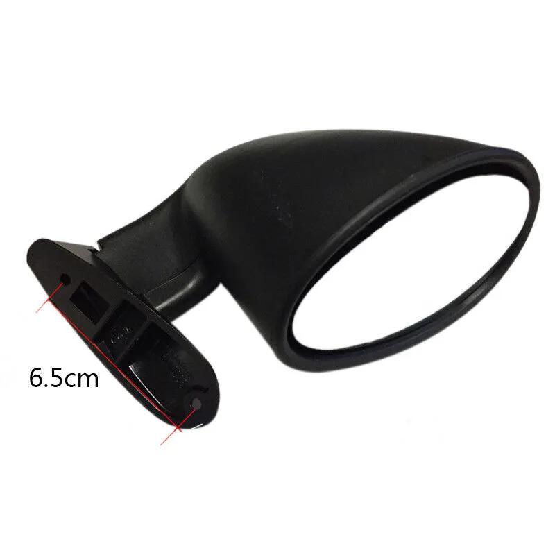 Universal California Mirrors Rearview Custom Hot Rod Classic Fiat Vitaloni PAIR Car Mirror