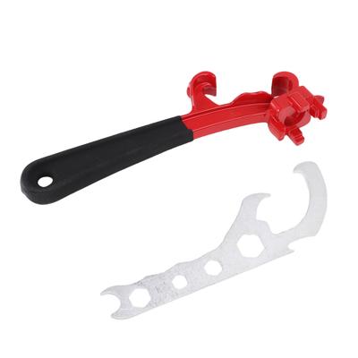 3 In 1 Drum Bung Wrench Bucket Lid Opener Tool Multi Functional Paint Can Opener Tool With Anti Slip Handle for Steel